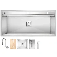 سینک متا ML104SP با شیر آبشاری